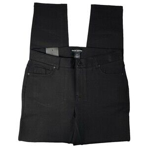 DKNY Pants Womens Size Small Black Ponte Straight Leg Chino Sml S